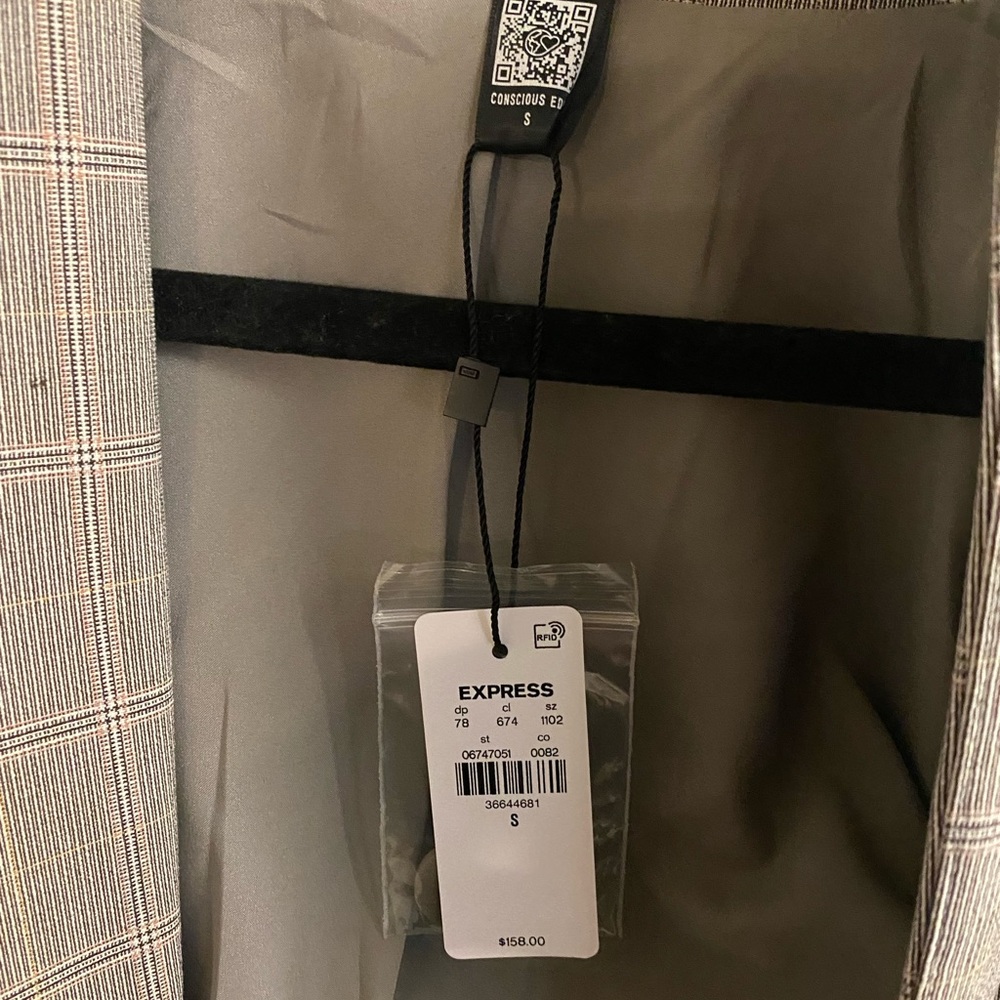 Express Plaid Blazer